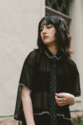 【ROOM.THE.ROOM】Elio flare mesh shirt