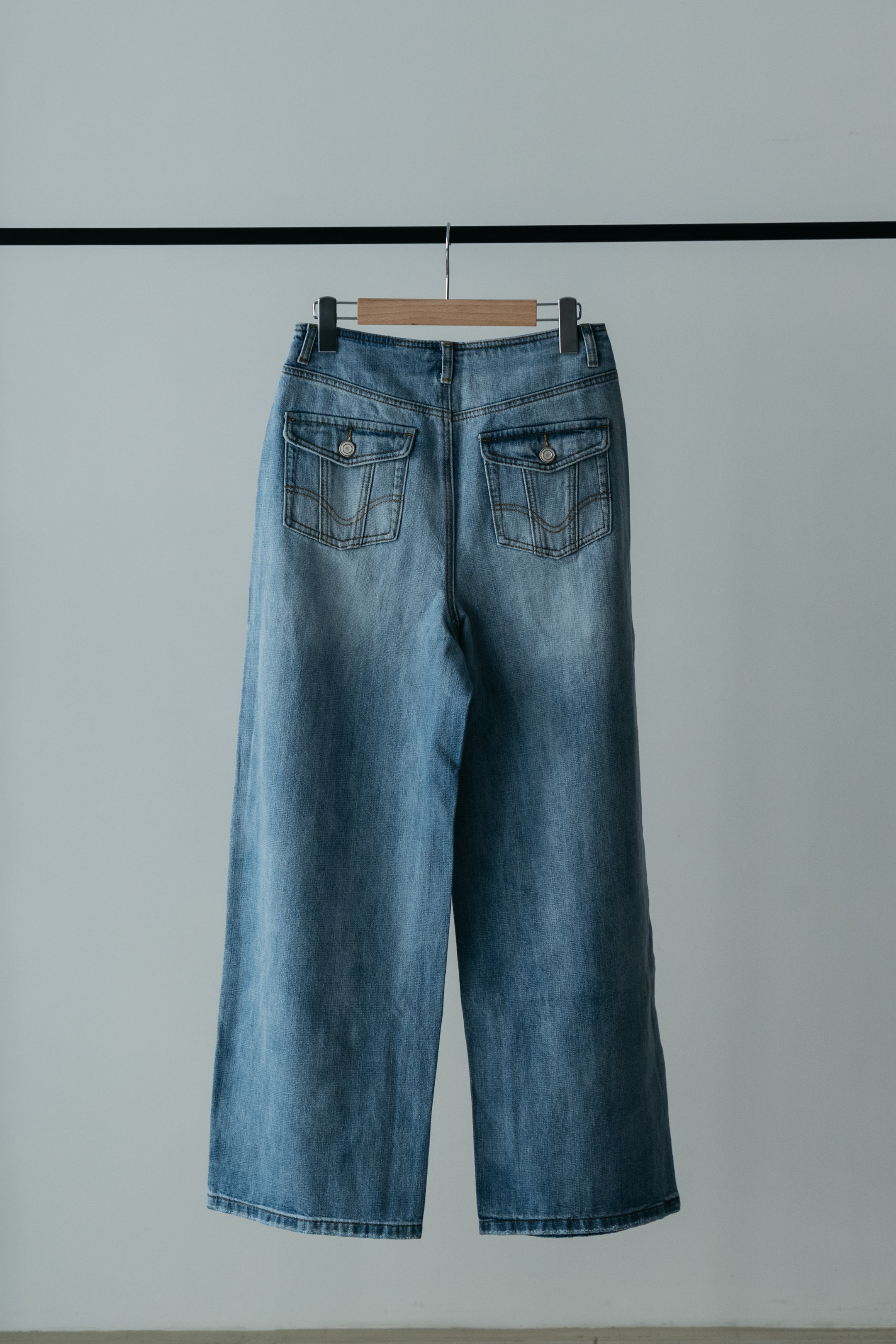 【MAIKU】LOOSE FIT WIDE DENIM