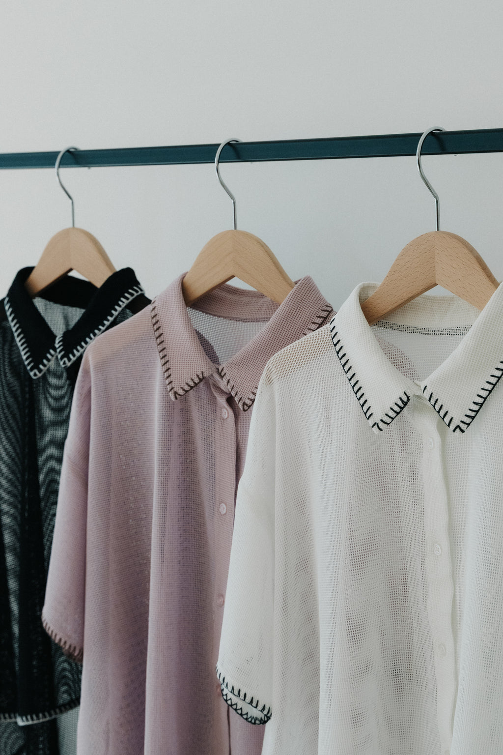 【ROOM.THE.ROOM】Elio flare mesh shirt