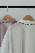 【ROOM.THE.ROOM】Elio flare mesh shirt