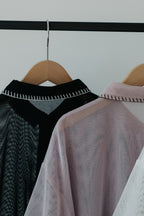 【ROOM.THE.ROOM】Elio flare mesh shirt