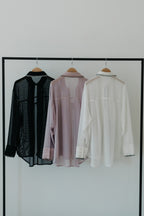 【ROOM.THE.ROOM】Elio front-tie shirt