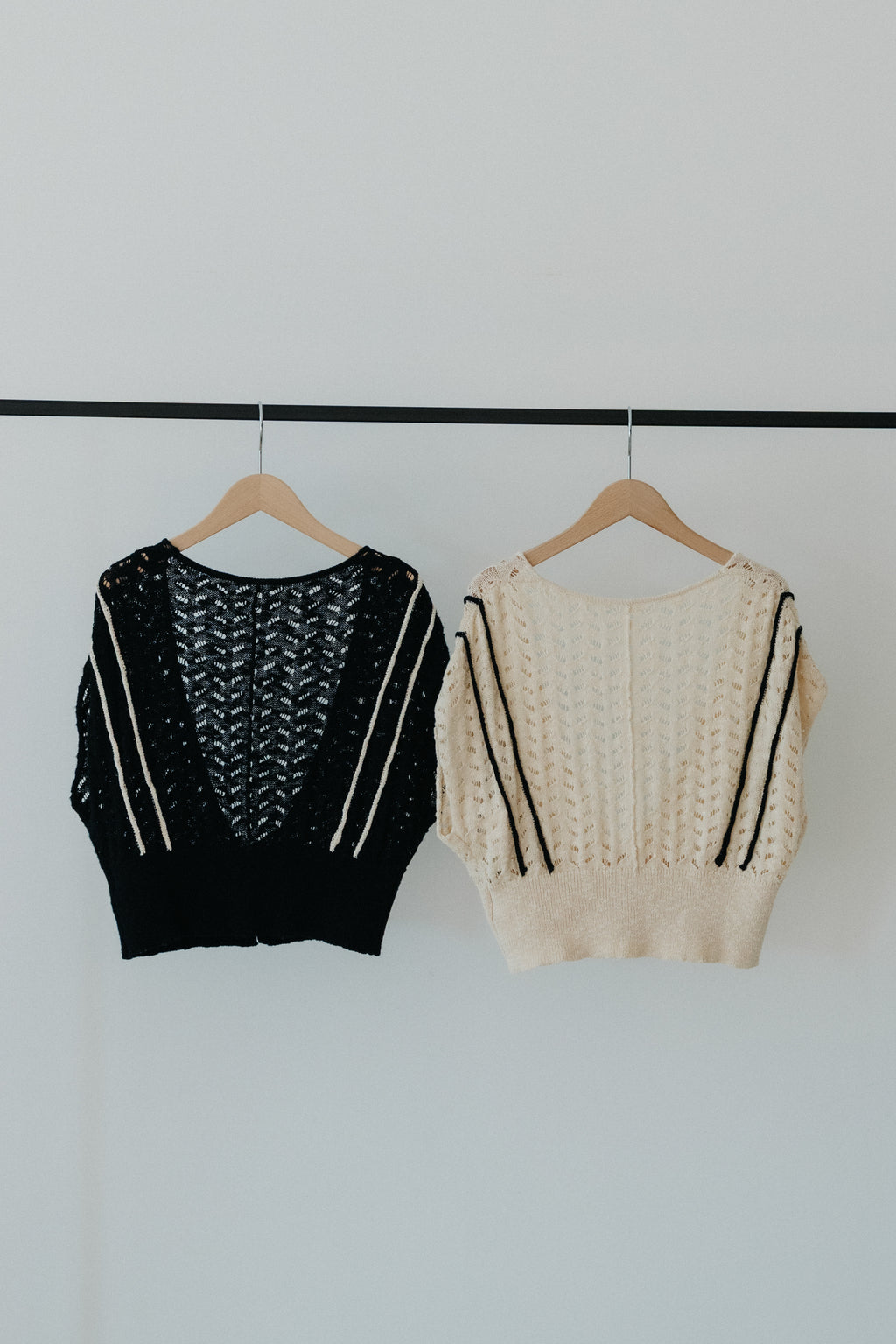 【ROOM.THE.ROOM】Oliver cropped-mesh cardigan
