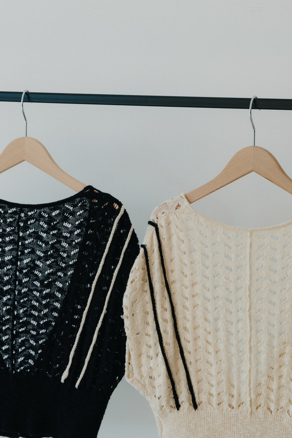 【ROOM.THE.ROOM】Oliver cropped-mesh cardigan