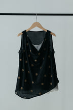 【MAIKU】bijou embroidery top