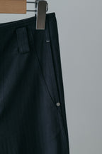 【MAIKU】Easy wide stripe pants