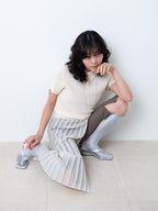 【PRE ORDER 2026SS】【ROOM.THE.ROOM】Brooklyn pleated stole【先行予約2月中旬ごろ配送予定】