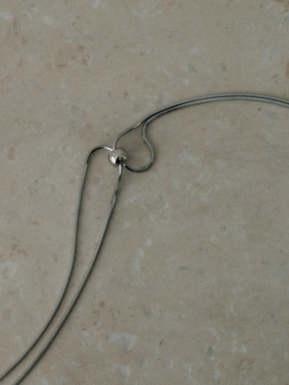 【ROOM.THE.ROOM】Pipe chain necklace