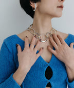 【ROOM.THE.ROOM】Metal circle necklace