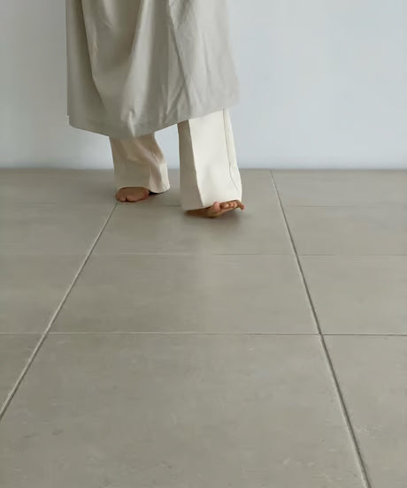 【ROOM.THE.ROOM】Belt layered pants/ Col. IVORY/ NAVY/ SAX