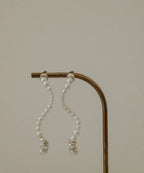 【ROOM.THE.ROOM】Pearl line pierces(ピアス)