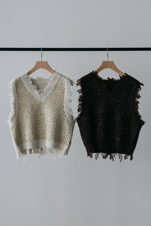 【ROOM.THE.ROOM】Alicia grunge vest