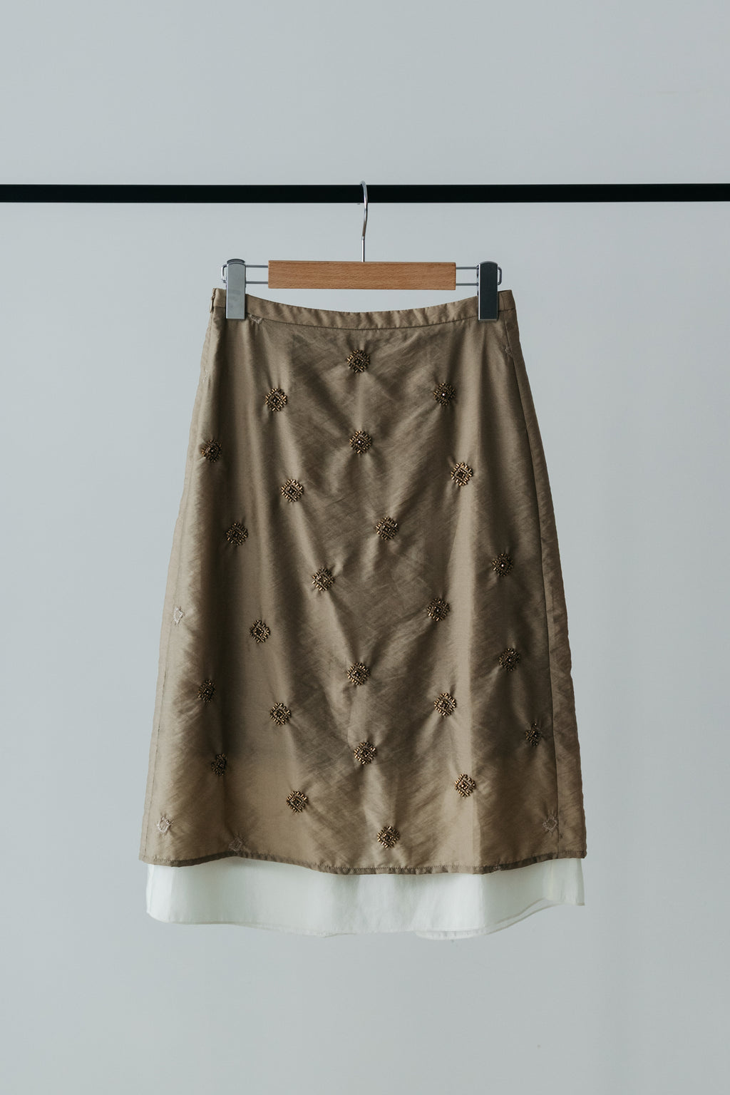 【MAIKU】bijou embroidery skirt