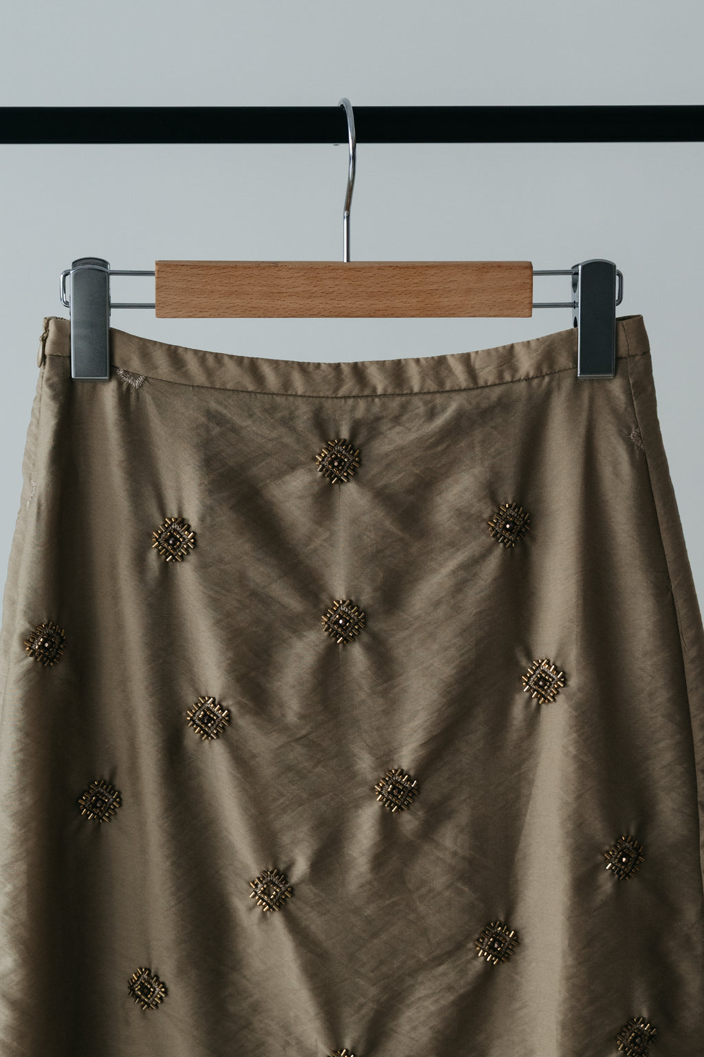 【MAIKU】bijou embroidery skirt