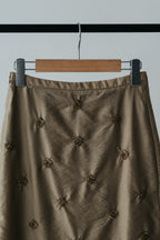【MAIKU】bijou embroidery skirt