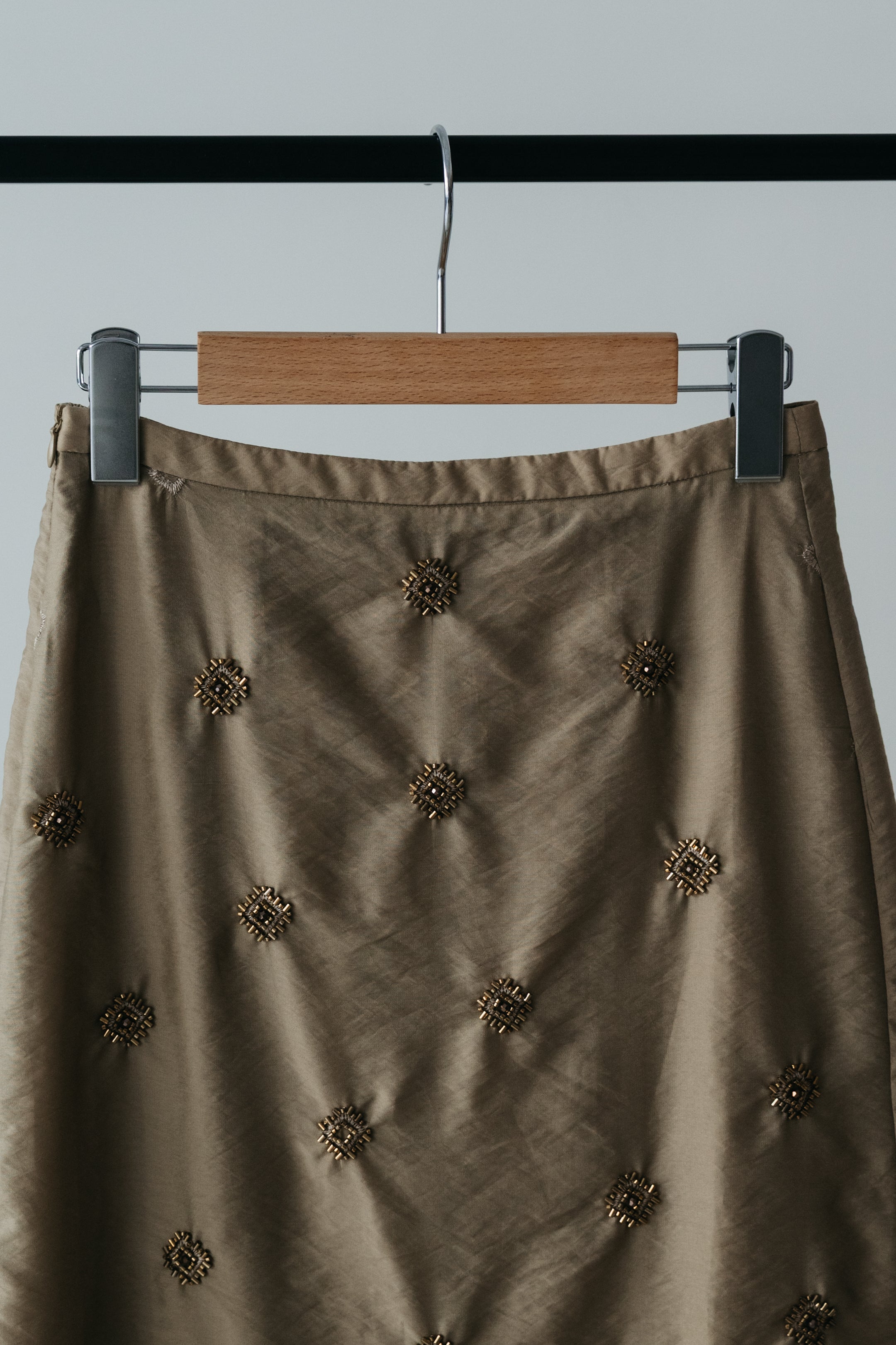 【MAIKU】bijou embroidery skirt