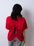 【PRE ORDER 2026SS】【ROOM.THE.ROOM】Brooklyn Ruched back t-shirt【先行予約2月中旬ごろ配送予定】