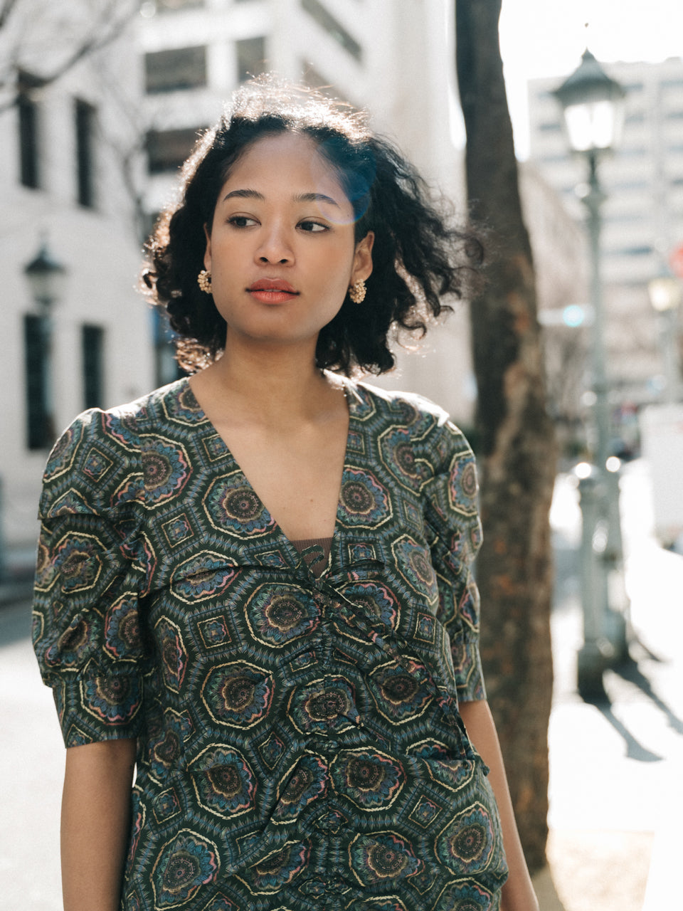 【PRE ORDER 2026SS】【ROOM.THE.ROOM】Ali flower tunic【先行予約3月中旬ごろ配送予定】