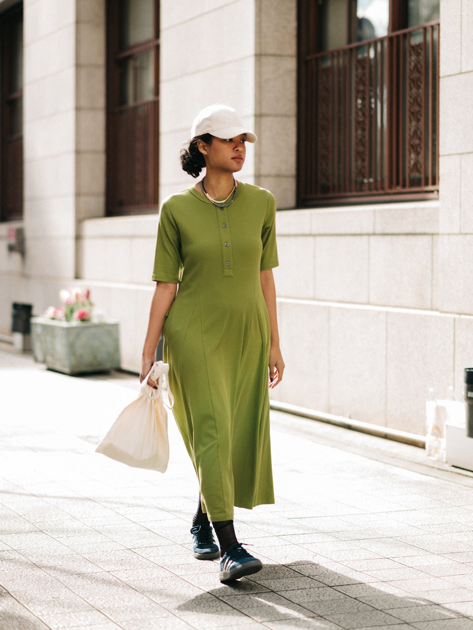 【PRE ORDER 2026SS】【ROOM.THE.ROOM】Jill 2way rib dress【先行予約5月上旬ごろ配送予定】