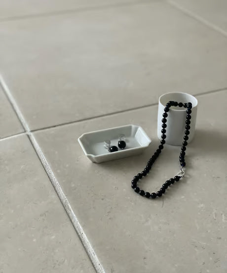 【Luce Costante】Onyx necklace