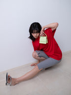 【PRE ORDER 2026SS】【ROOM.THE.ROOM】Brooklyn Ruched back t-shirt【先行予約2月中旬ごろ配送予定】