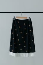 【MAIKU】bijou embroidery skirt