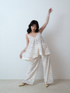 【PRE ORDER 2026SS】【ROOM.THE.ROOM】Brooklyn embroidery cami 【先行予約2月中旬ごろ配送予定】