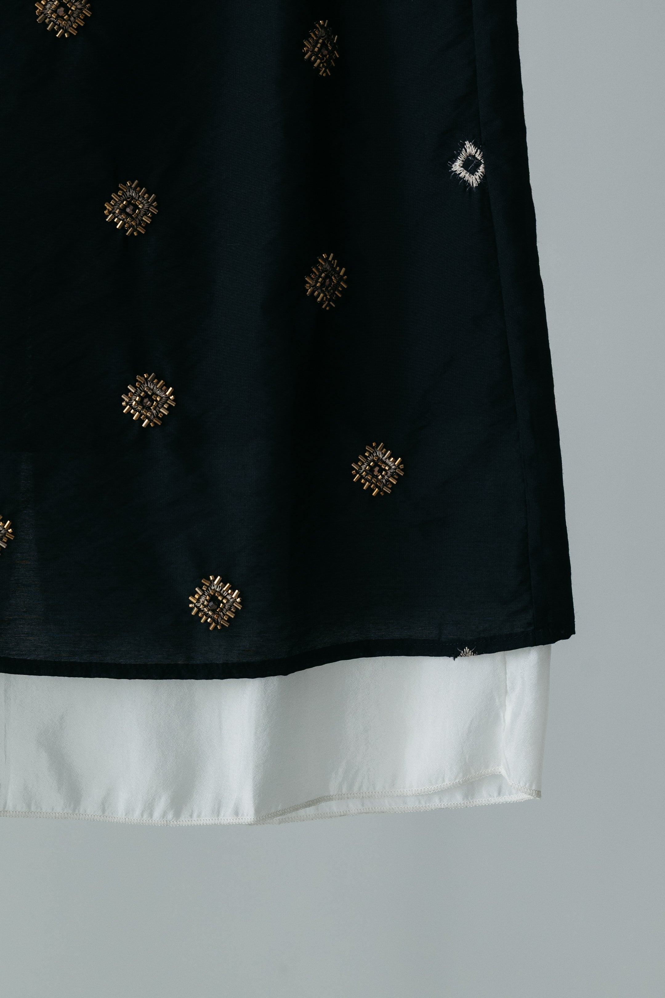 【MAIKU】bijou embroidery skirt