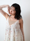 【PRE ORDER 2026SS】【ROOM.THE.ROOM】Brooklyn embroidery cami 【先行予約2月中旬ごろ配送予定】