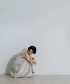 【ROOM.THE.ROOM】High-neck sleeveless dress Col. IVORY/GREY