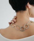 【ROOM.THE.ROOM】Metal circle necklace