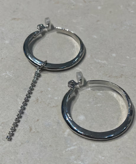 【ROOM.THE.ROOM】Metal circle big hoop earrings