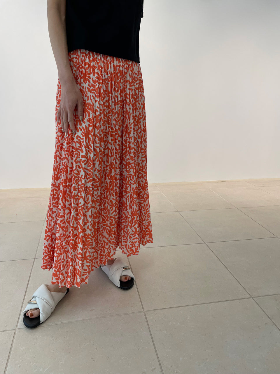 【SALE20%OFF】OP Cluster Print Pleated Skirt
