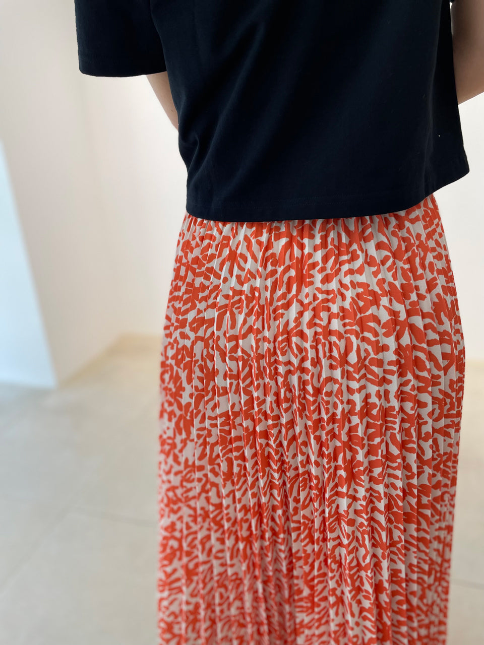 【SALE20%OFF】OP Cluster Print Pleated Skirt