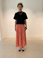 【SALE20%OFF】OP Cluster Print Pleated Skirt