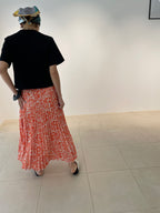 【SALE20%OFF】OP Cluster Print Pleated Skirt