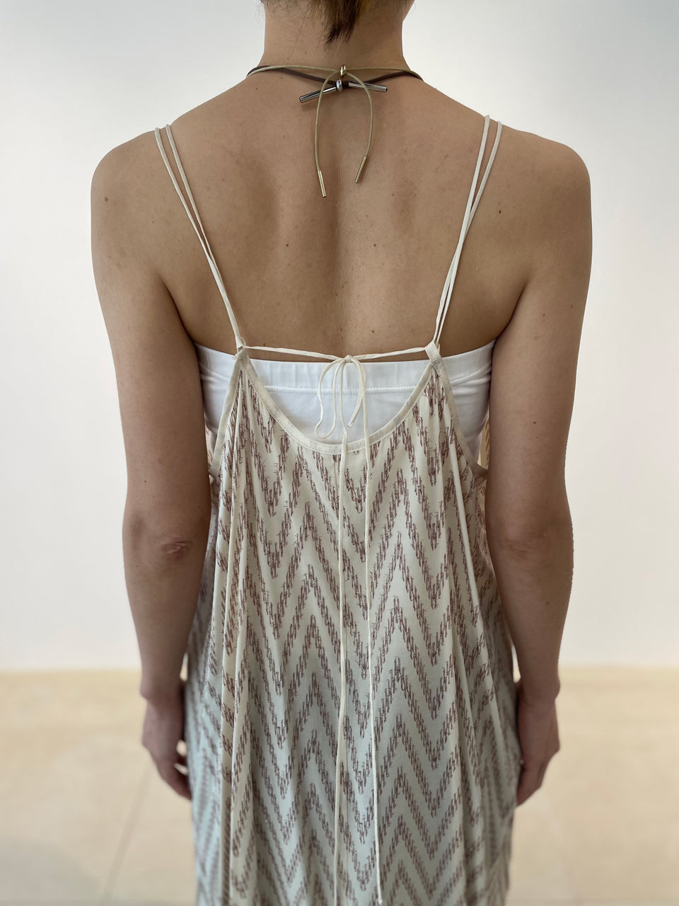 【SALE20%OFF】Chevron Foil Cut Jacquard One Piece