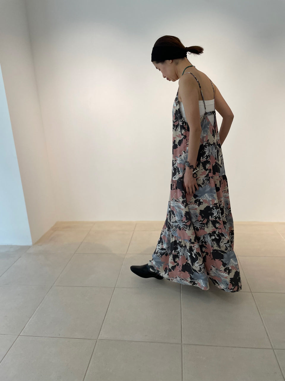 【SALE20%OFF】Crash Botanical Camisole Dress