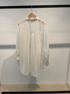 Emblem Sheer Blouse