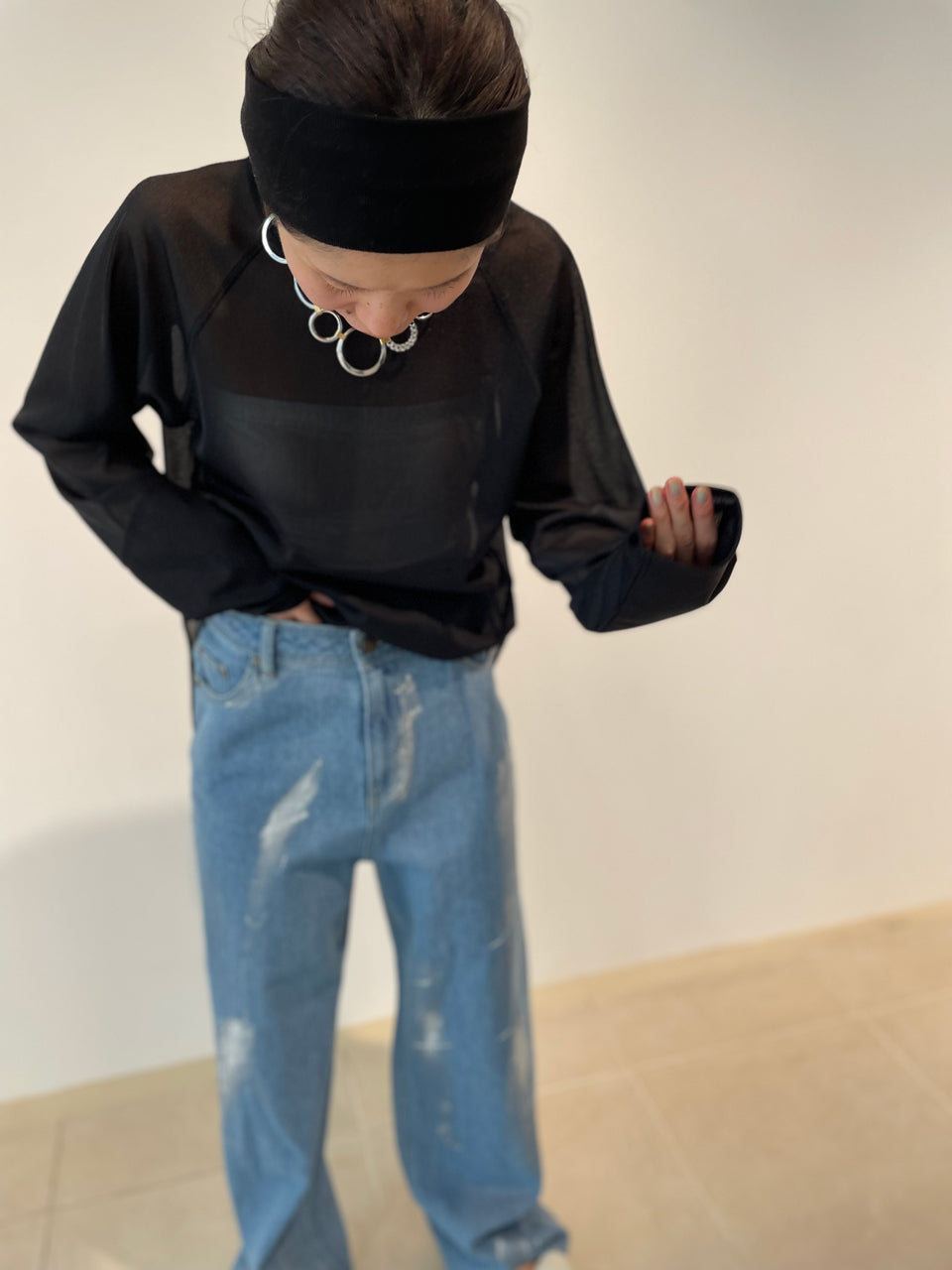 【SALE10%OFF】Matt Dry Russell Chiffon T