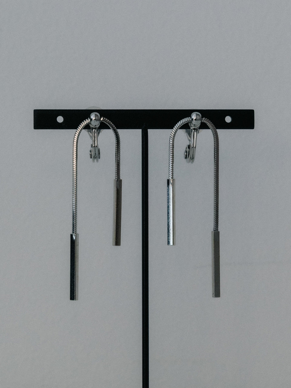 【ROOM.THE.ROOM】Pipe chain earrings