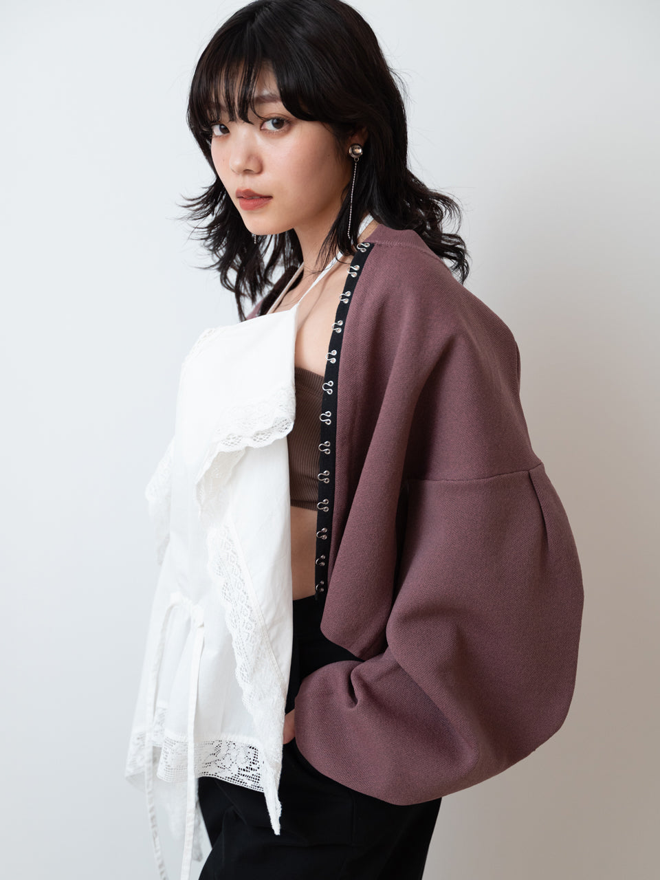 【PRE ORDER 2026SS】【ROOM.THE.ROOM】Emma big sleeve jacket 【先行予約12月上旬ごろ配送予定】
