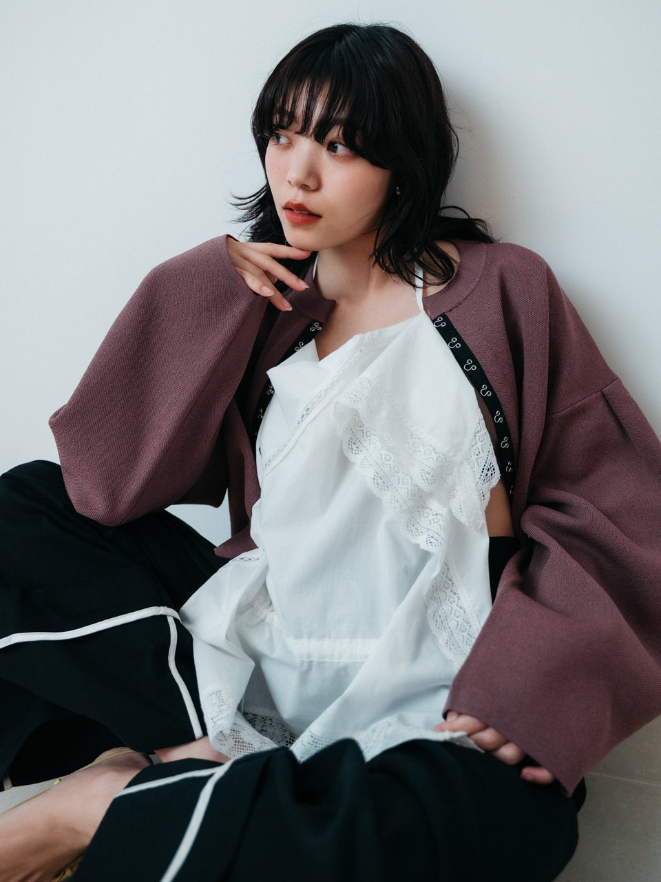 【PRE ORDER 2026SS】【ROOM.THE.ROOM】Emma wide-leg pants 【先行予約12月上旬ごろ配送予定】