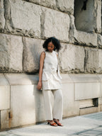 【PRE ORDER 2026SS】【ROOM.THE.ROOM】Ali linen sleeveless top【先行予約3月中旬ごろ配送予定】