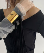 【ROOM.THE.ROOM】Long sleeve T-shirt Col. OFF WHITE /BLACK /ORANGE