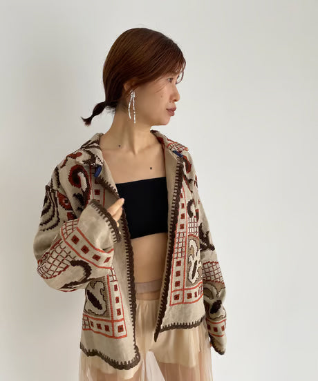 【Luce Costante】Howlite bow pierces(ピアス)