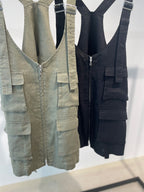 【SALE20%OFF】BIO Linen Military Vest