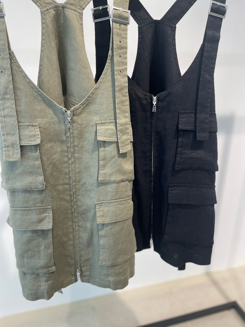 【SALE20%OFF】BIO Linen Military Vest