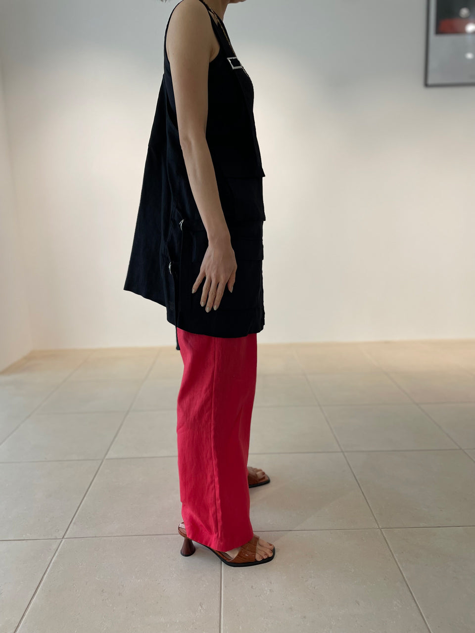 【SALE20%OFF】BIO Linen Military Vest