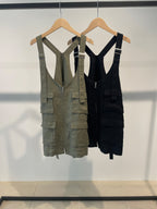 【SALE20%OFF】BIO Linen Military Vest